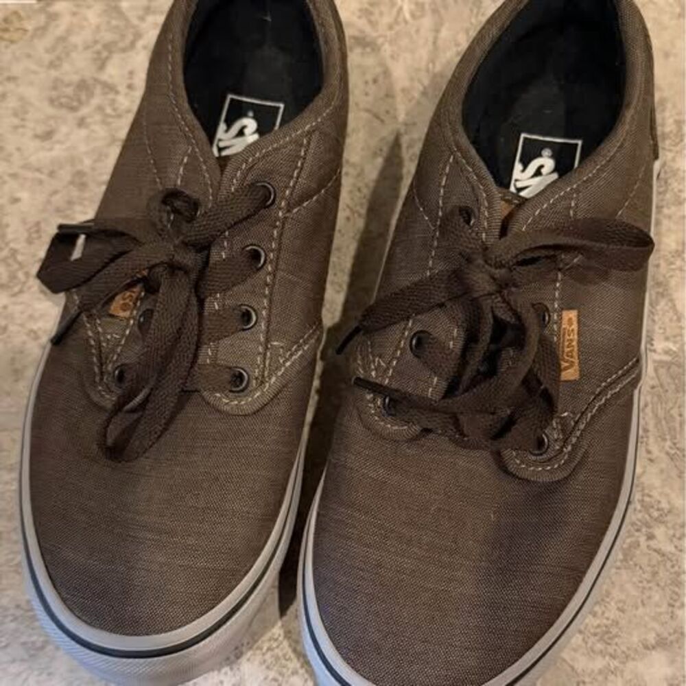Vans Kids Atwood Low Textile Sneakers - Youth Size 3